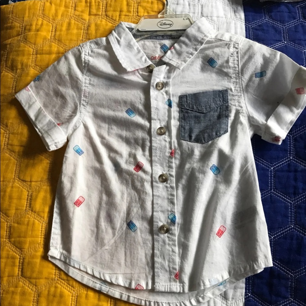 Cat & Jack shirt size 12m
Never use no tags,